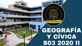 Geograf&iacute;a y C&iacute;vica S03 - Pre San Marcos 2020 II &uml;Y&uml;📚🖥️