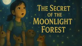 ✨🌙 The Secret of the Moonlight Forest | A Magical Bedtime Story for Kids || children's stories 🌙✨