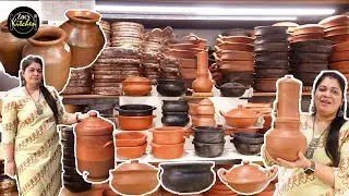 மண்பானையில் பிரிஞ்சா!New Clay pot Cookware collection/Organic Cookware/Traditional Cookware Shopping