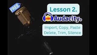 Lesson 2 Audacity for beginners Tutorial