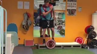 Skating Squat with YoYo Squat and slide board for ice-hockey and freestyle cross country