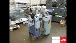 stahl t36 pharmaceutical paper folding machine for sale   Gab Supplies Ltd   1993