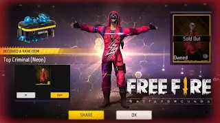 Top criminal (Neon)red criminal return #freefire #kulgar #dylandpros