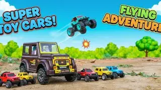 Thar vs Racing Car 🔥 || Thar & Racing Car Fun Ride 😍 | Toy OffRide