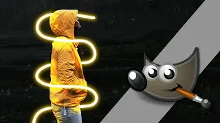 Jak zrobić poświatę wokół postaci? Gimp poradnik