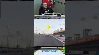 Обгон в дрифте на крутом повороте 😱 #lemansultimate #shorts #simracing