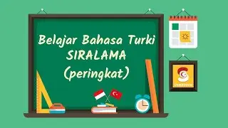 A1 Sıralama | Belajar Bahasa Turki pemula Osmanesia
