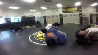 [Sick Transitions] Pro MMA Fighter and Renzo Gracie Black Belt vs. Renzo Gracie Denville Blue belt