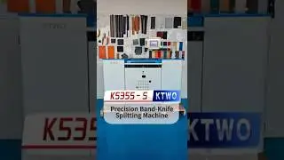 Comprehensive Introduction：KTWO K5355-S band knife splitting mchine! #handmadeleathergoods #ktwo