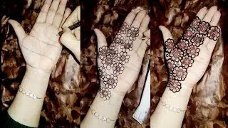 One Flower Easy Tricks Mehndi Design For Beginners #hennadesign
