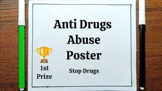 International Day against Drug Abuse Drawing ideas |Say No To drugs poster drawing ideas |Drug abuse