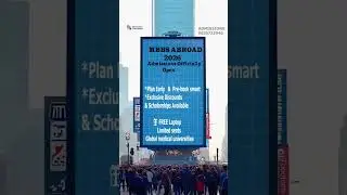 MBBS Abroad 2026 Admissions Open | Scholarships, Discounts & FREE Laptop | Apply Early
