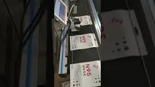 KN95 Mask Printing Machine. Inkjet Coding Printer for Face Mask Print.