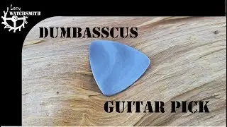 Make a damascus steel guitar pick.