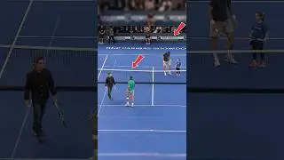 El punto m&aacute;s gracioso en la historia del tenis 🤣🎾#shortsfeed#tenis #rafaelnadal