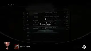 RESIDENT EVIL 3 Kendo's Armory Trophy