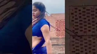 Ruchi Singh blue 💙💙💙 saree hot shot viral | Ruchi singh#hot#shot#viral#bluesaree