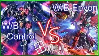 White Blue Academy Control VS White Blue Epyon Blockers | Gameplay | Gundam Card Game