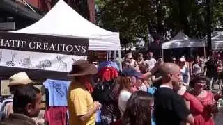 Portland Oregon Saturday Market Square Summer Street Music