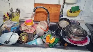 Cozy Home Dishwashing ASMR | Real Life Kitchen Sounds & Calm Cleaning