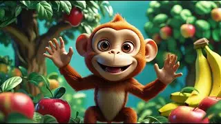 Monkey Selling Fruit 🍎🐒 | Fun Kids Rhyme | Rhyme Land