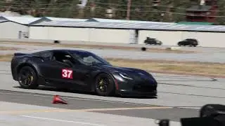 C7 Corvette RIPS a quick lap at the autocross!!
