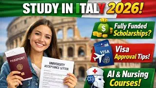 Study in Italy 2026 | Scholarships, Visa Tips & AI/Nursing Courses Guide FAQs
