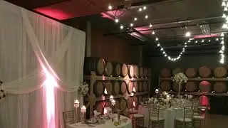Black Tie Events - Uplighting with matching Illuminated DJ both setup