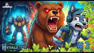 Hytale[First Look]-Bär am Arsch & Golem-Höhle erobert! Minecraft Killer?-@Hytale