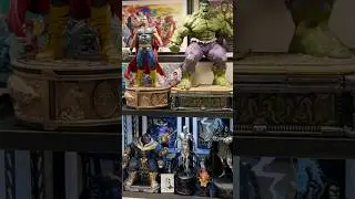 Most Epic Statue Room Tour #sideshowcollectibles #prime1studio #marvel #dc #statue #batman #ironman