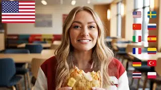 Действительно ли еда в американских общежитиях самая худшая? 🍕 🇺🇸 против еды в 11 странах (4K)