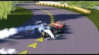 A brutal crash in Avus