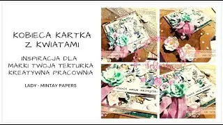 Kobieca kartka z kolekcji 