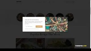 Novine  Food Recipe Blog and Magazine Template Kit blogger blogging Kudou