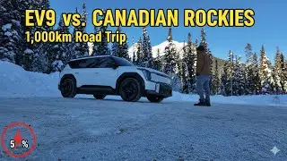 1,000km Road Trip Begins! Edmonton to Banff in the Kia EV9 | Day 1