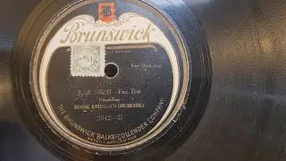 June Night. Bennie Krueger's Orchestra. Brunswick 78rpm Shellac Record from 1924