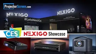 NexiGo CES 2026: Nova Mini, Aurora Pro MKIII Projector and New Screens First Look