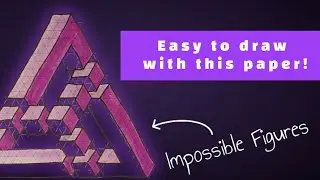 With this paper it is easy to draw impossible figures!