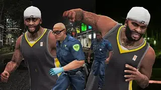 GTA 5 Franklin's Funny Showdown  Paramedics Laughter and Nonstop Action