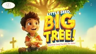 🌱 Little Seed, BIG Tree &ndash; Mustard Seed Parable for Kids! | Animated Bible Song & Worship 2025 ✝️