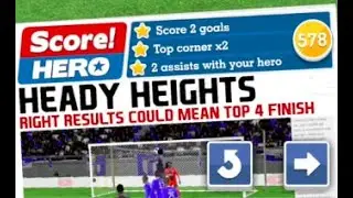 Score Hero Level 578 (3 Stars) Walkthrough - Bastia vs Bordeaux
