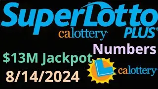California SuperLotto Plus Winning Numbers 14 August 2024. CA Super Lotto Plus Drawing Result