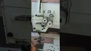 Como enhebrar m&aacute;quina 2 agujas. #shorts