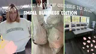 Behind the scenes Vlog of a small business day