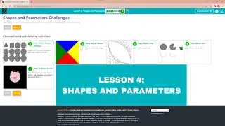 Code.org Lesson 4 Shapes Parameters | Unit 3 - Interactive Animations and Games (22-23)