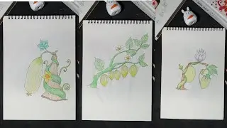 8 simple and aesthetic fantasy plant drawing ideas