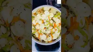 Healthy Chinese Style Stir Fried Mini Idli Recipe
