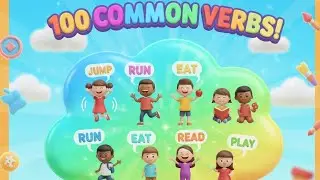 &ldquo;Let&rsquo;s Learn Verb Forms &ndash; Easy 100 Words for Practice&rdquo;#verb #English #grammar #kidslearning #verb