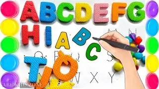 ABC Alphabet | Easy abcd | ABC Song for Kids | Learn A to Z Phonics & Dotted Writing ABCD #abcsong 
