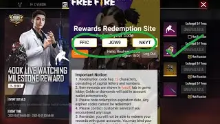 Free fire ## congratulation #Skyler redeem code #garena